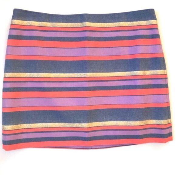 J Crew Metallic Skirt - Picture 3 of 3